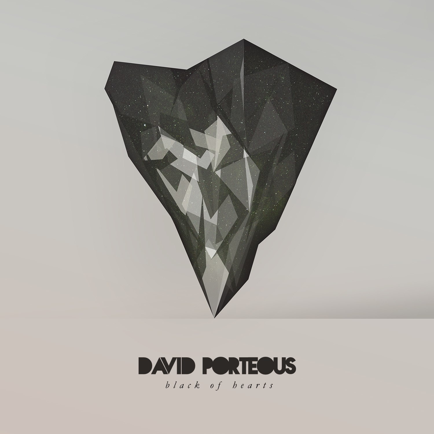 Black of Hearts album cover — David Porteous