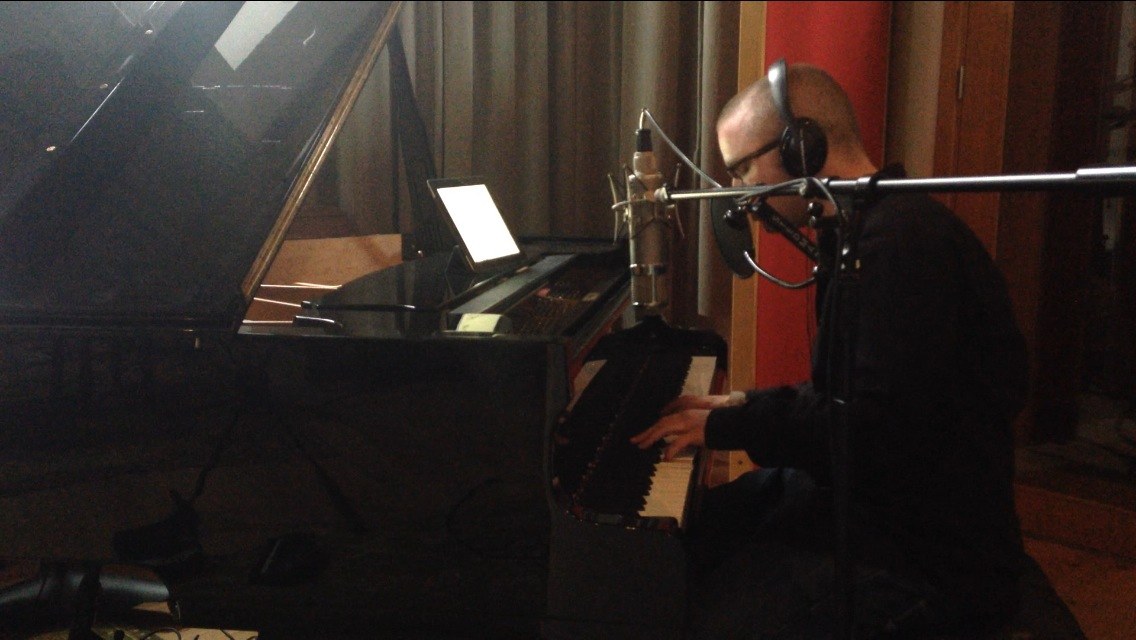 David Porteous — Recording at Sundlaugin Studio - Mosfellsbaer, Iceland (2014)