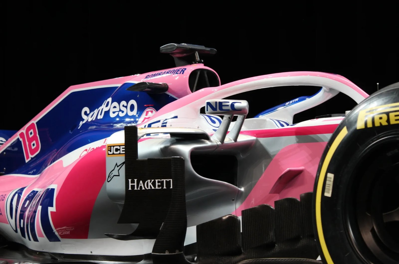 Formula 1 car detail