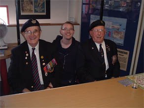 Interviewing D-Day Veterans Frank Rosien and Jim Tuckwell - Portsmouth, England (2006)