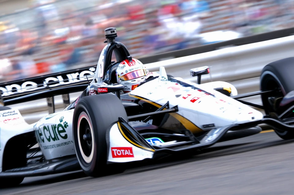 Rahal's IndyCar up close